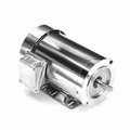 Leeson General Purpose Motor, 1.50 HP, 3 Ph, 60 Hz, 208-230/460 V, 1800 RPM, 56HC Frame, TEFC 191561.00